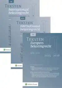 TEKSTEN INTERNATIONAAL & EUROPEES BELASTINGRECHT 2025/2026