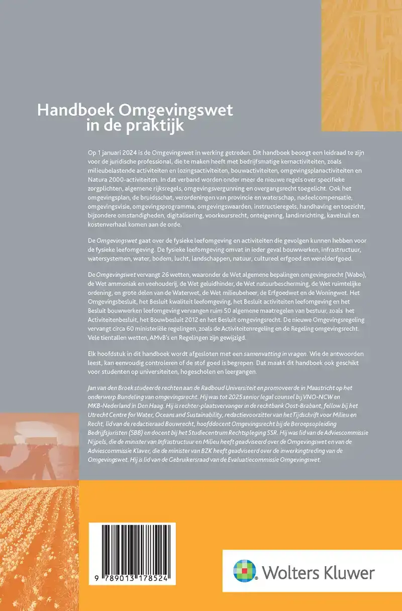 HANDBOEK OMGEVINGSWET IN DE PRAKTIJK