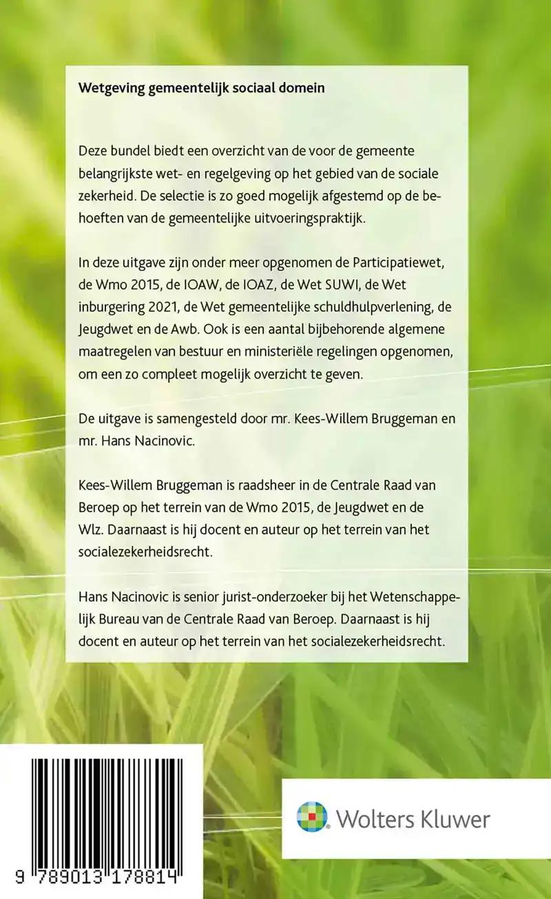 WETGEVING GEMEENTELIJK SOCIAAL DOMEIN 2025-2