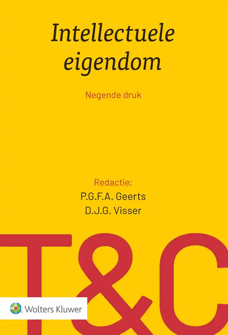 TEKST & COMMENTAAR INTELLECTUELE EIGENDOM