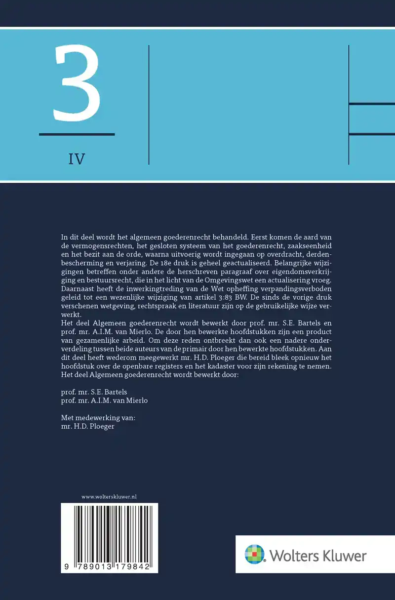 ALGEMEEN GOEDERENRECHT