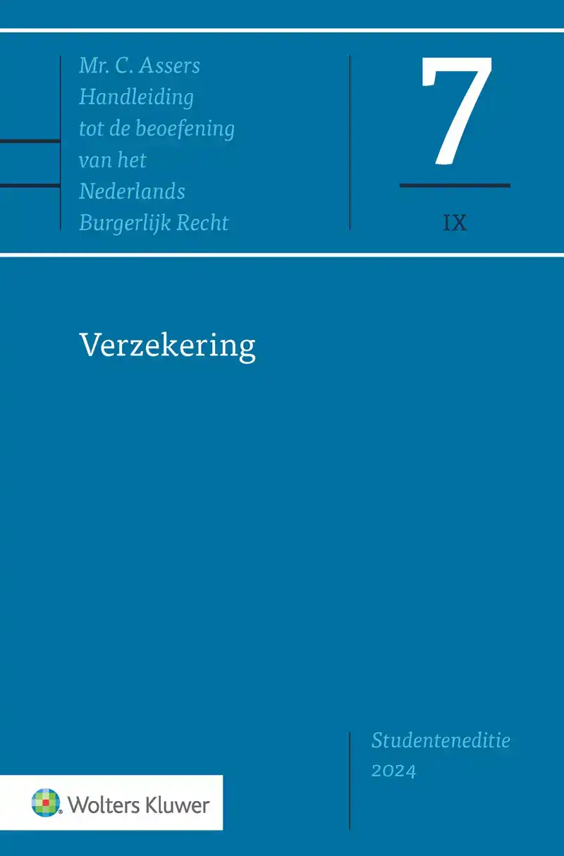 ASSER 7-IX VERZEKERING - STUDENTENEDITIE - 2024