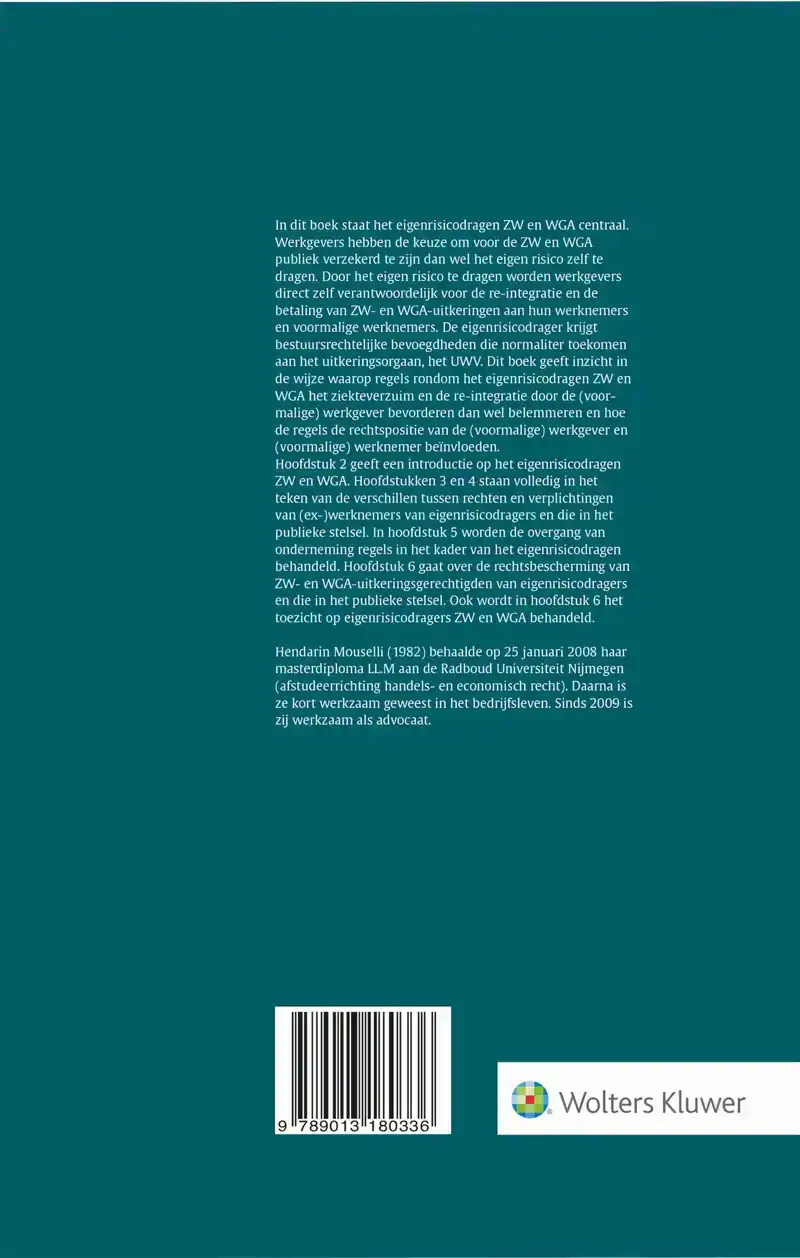 EIGENRISICODRAGEN BIJ ZIEKTE EN ARBEIDSONGESCHIKTHEID