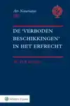 DE 'VERBODEN' BESCHIKKINGEN IN HET ERFRECHT