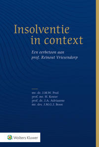 INSOLVENTIE IN CONTEXT: EEN EERBETOON AAN PROF. REINOUT VRIE