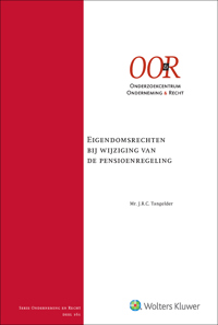 EIGENDOMSRECHTEN BIJ WIJZIGING VAN DE PENSIOENREGELING
