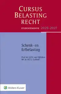 STUDENTENEDITIE CURSUS BELASTINGRECHT SCHENK- EN ERFBELASTIN