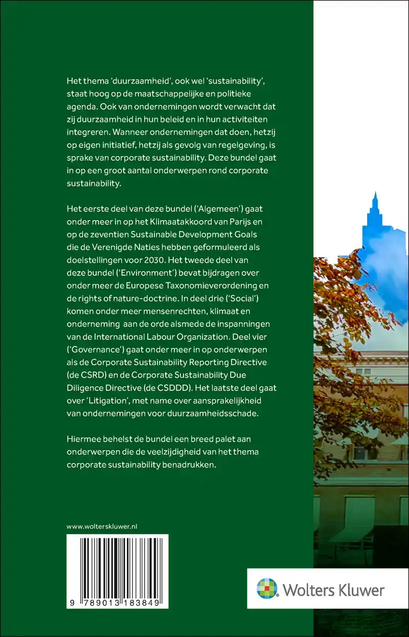 CORPORATE SUSTAINABILITY