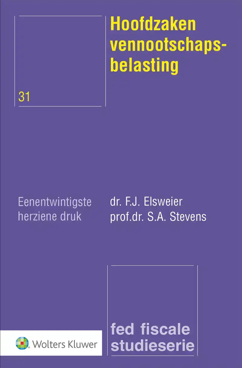 HOOFDZAKEN VENNOOTSCHAPSBELASTING