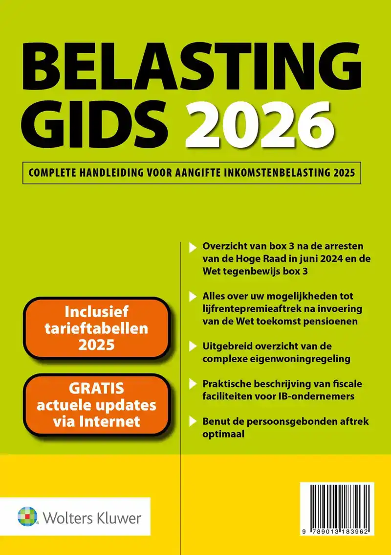 BELASTINGGIDS 2026