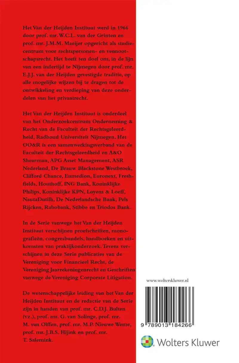 ONDERNEMINGEN, RECHT EN MAATSCHAPPELIJK BELANG