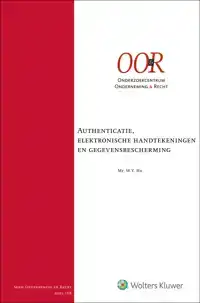 AUTHENTICATIE, ELEKTRONISCHE HANDTEKENINGEN EN GEGEVENSBESCH