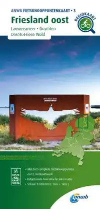 FIETSKNOOPPUNTENKAART FRIESLAND OOST 1:100.000