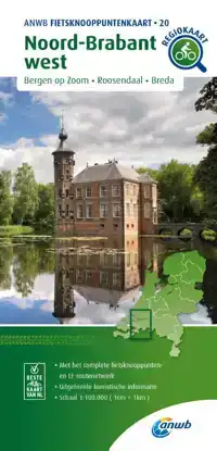 FIETSKNOOPPUNTENKAART NOORD-BRABANT WEST 1:100.000