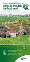 FIETSKNOOPPUNTENKAART LIMBURG MIDDEN, LIMBURG ZUID 1:100.000