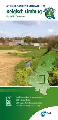 FIETSKNOOPPUNTENKAART BELGISCH LIMBURG 1:100.000
