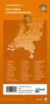 FIETSKAART TERSCHELLING, FRIESLAND NOORDWEST 1:66.666