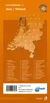 FIETSKAART TEXEL, VLIELAND 1:66.666