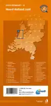 FIETSKAART NOORD-HOLLAND ZUID 1:66.666