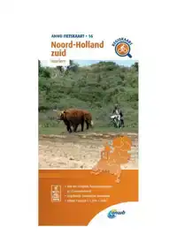 FIETSKAART NOORD-HOLLAND ZUID 1:66.666