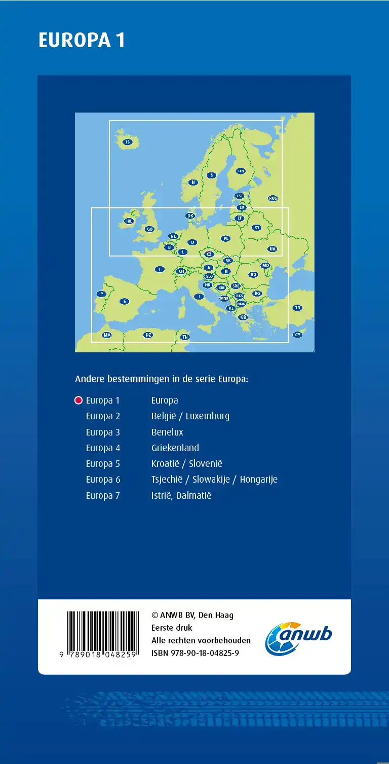 ANWB*WEGENKAART EUROPA 1. EUROPA