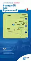 ANWB WEGENKAART FRANKRIJK 9. BOURGONDIE/JURA/ALPEN-NOORD