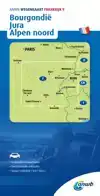 ANWB WEGENKAART FRANKRIJK 9. BOURGONDIE/JURA/ALPEN-NOORD