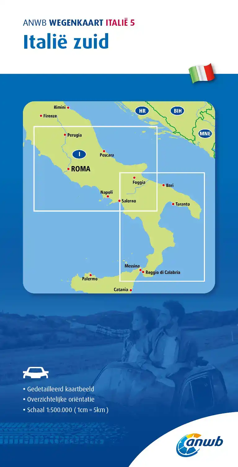 ANWB*WEGENKAART ITALIE 5. ITALIE-ZUID