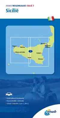 ANWB*WEGENKAART ITALIE 7. SICILIE