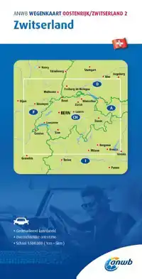 ANWB*WEGENKAART OOSTENRIJK/ZWITSERLAND 2. ZWITSERLAND