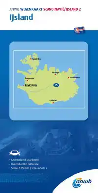 ANWB WEGENKAART SCANDINAVIE/IJSLAND 2. IJSLAND