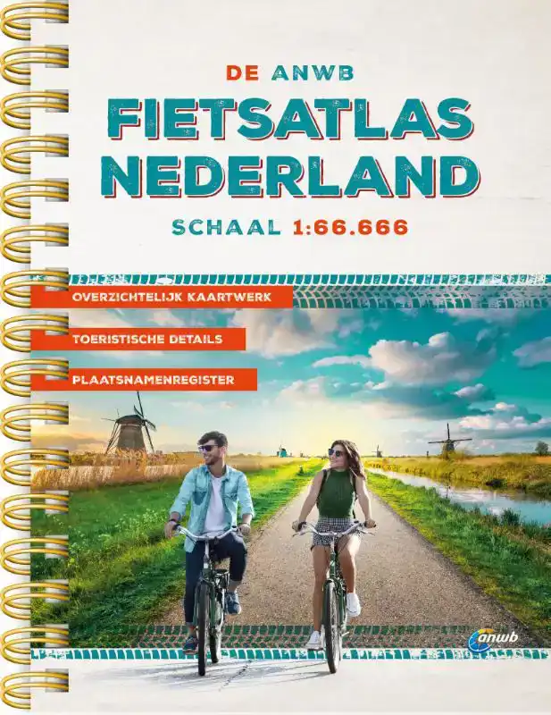 DE ANWB FIETSATLAS NEDERLAND