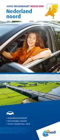 WEGENKAART NEDERLAND NOORD