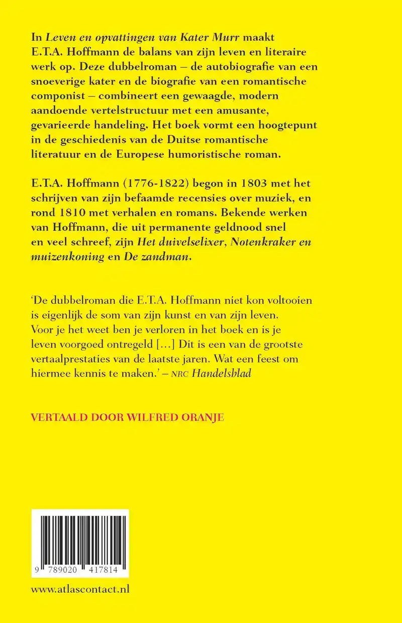 LEVEN EN OPVATTINGEN VAN KATER MURR