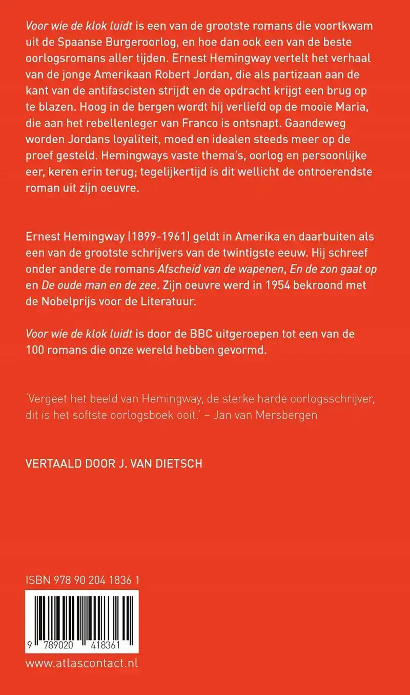 VOOR WIE DE KLOK LUIDT