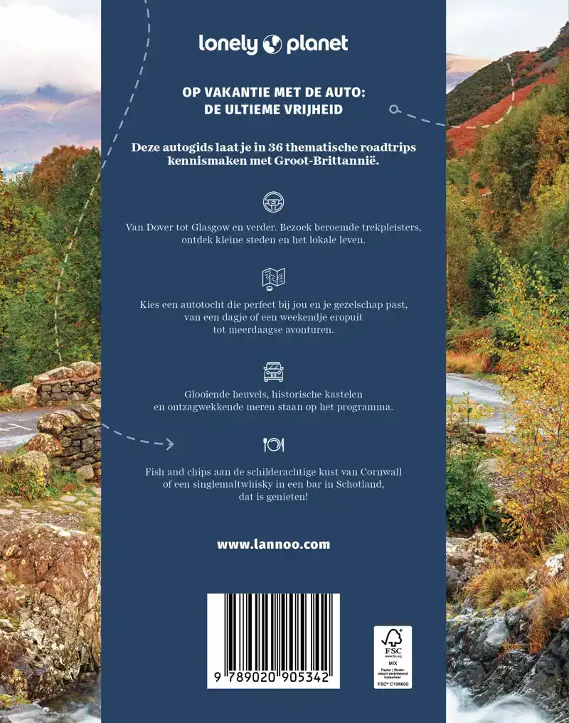 LONELY PLANET AUTOGIDS GROOT-BRITTANNIE