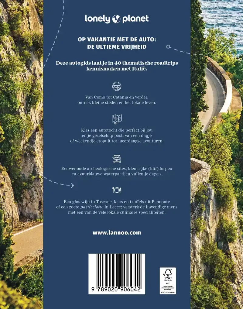LONELY PLANET AUTOGIDS ITALIE