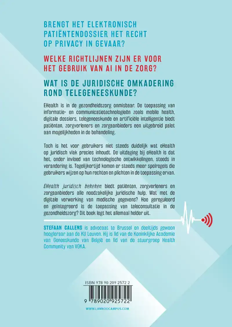 EHEALTH JURIDISCH BEKEKEN