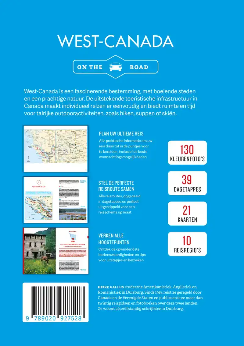 LANNOO'S AUTOBOEK WEST-CANADA ON THE ROAD
