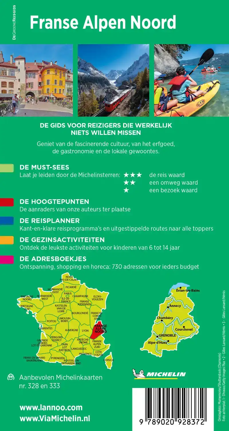 MICHELIN REISGIDS FRANSE ALPEN NOORD