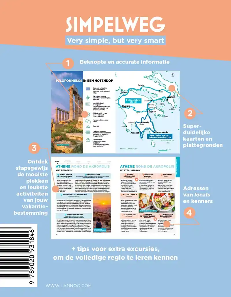 SIMPELWEG PELOPONNESOS EN ATHENE