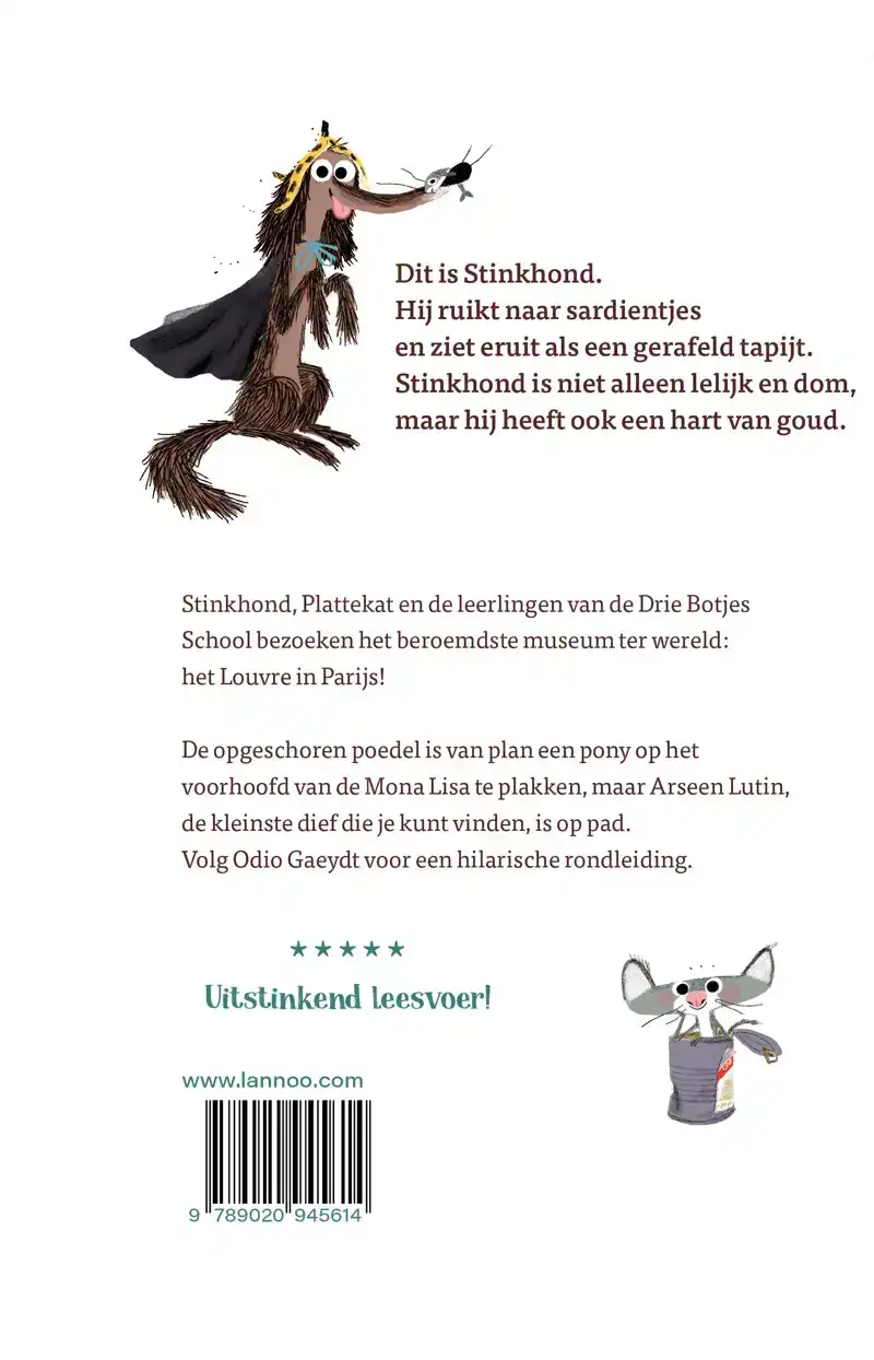 STINKHOND IN HET MUSEUM