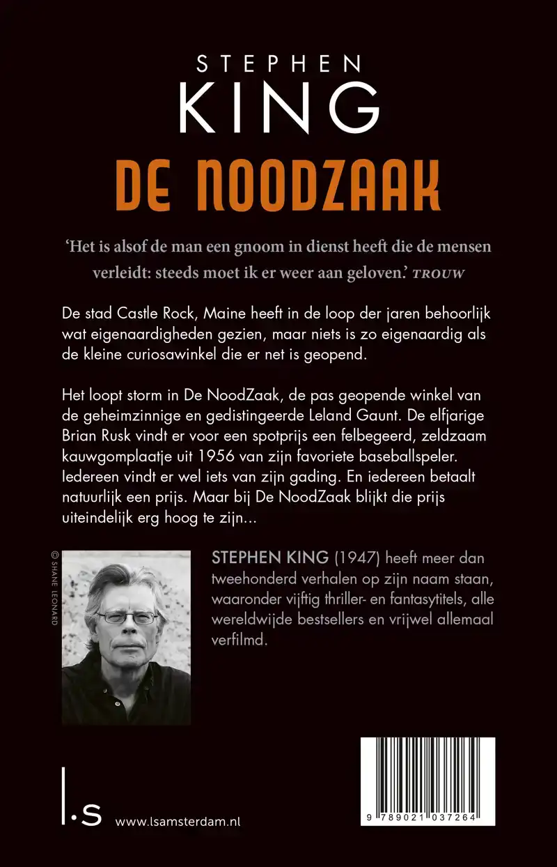 DE NOODZAAK