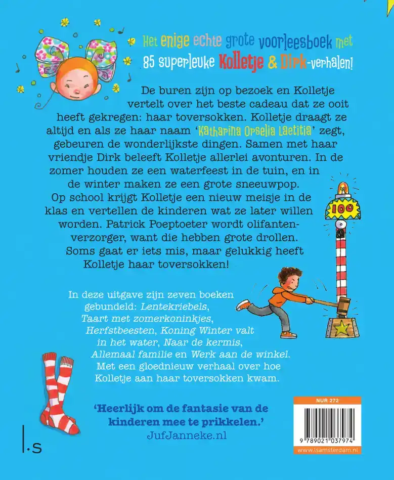 HET ENIGE ECHTE GROTE VOORLEESBOEK VAN KOLLETJE & DIRK