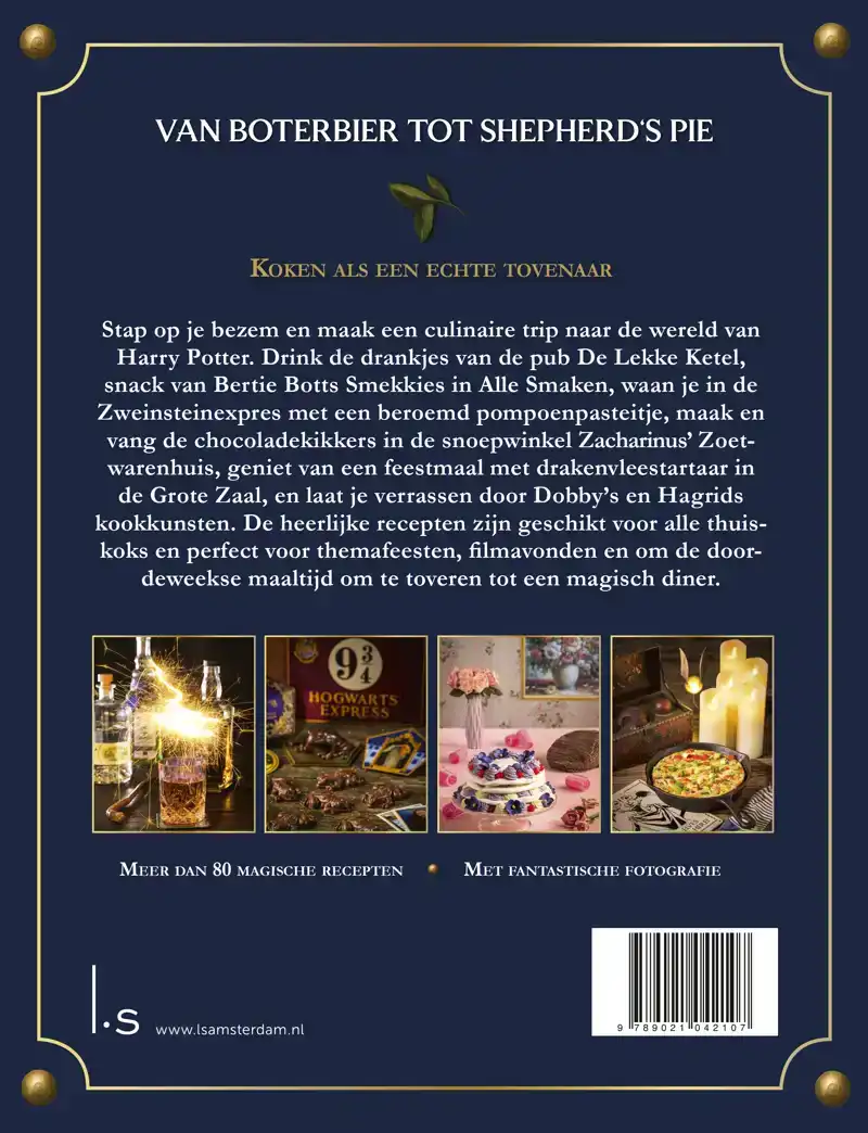 HET ONOFFICIELE KOOKBOEK VOOR HARRY POTTER FANS