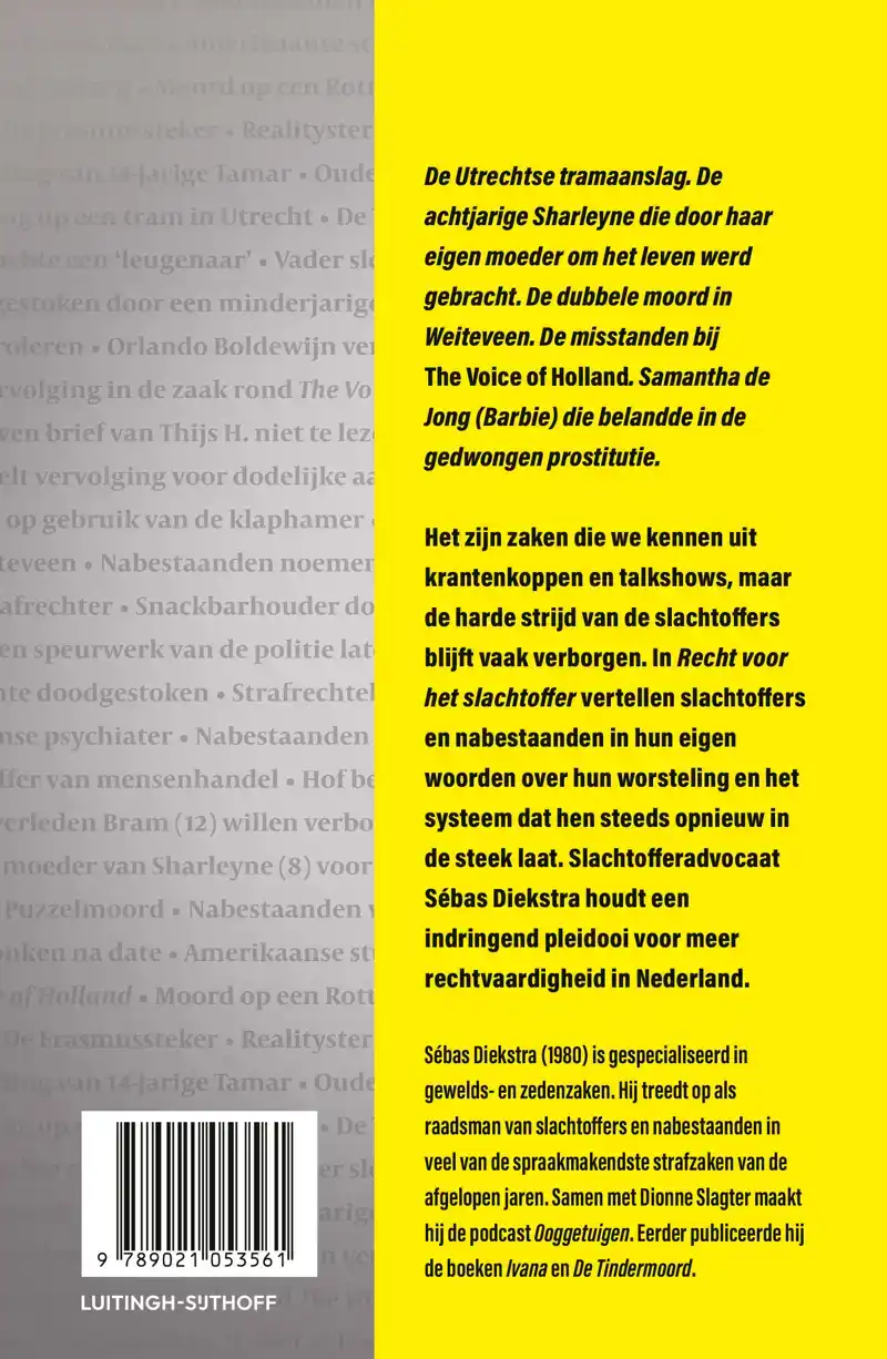 RECHT VOOR HET SLACHTOFFER