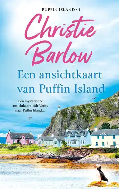 EEN ANSICHTKAART VAN PUFFIN ISLAND