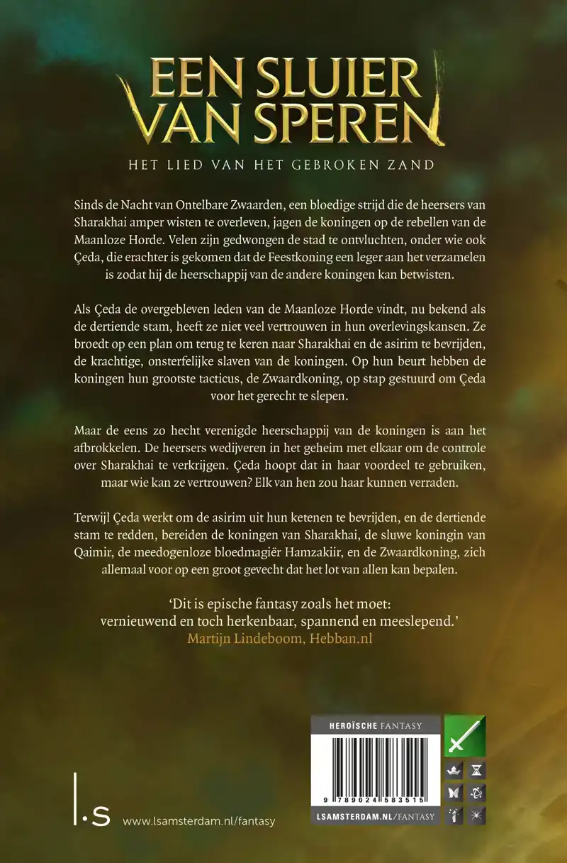 EEN SLUIER VAN SPEREN