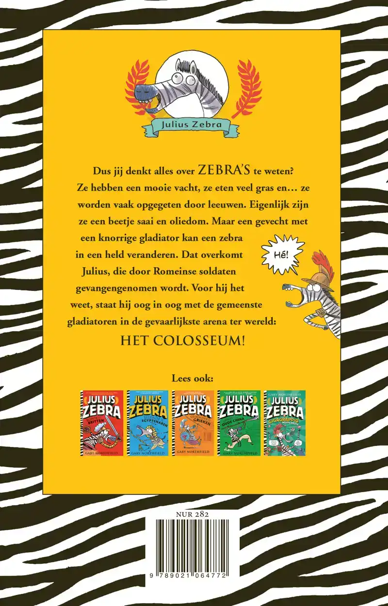 JULIUS ZEBRA - 1 ROLLEBOLLEN MET DE ROMEINEN