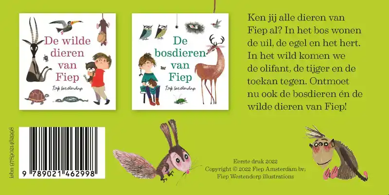 DE BOSDIEREN VAN FIEP & DE WILDE DIEREN VAN FIEP UITDEELBOEK